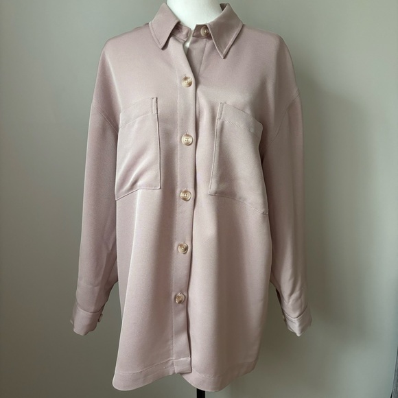 Babaton Borna Jacket Shirt Jacket Size Medium - Picture 6 of 10